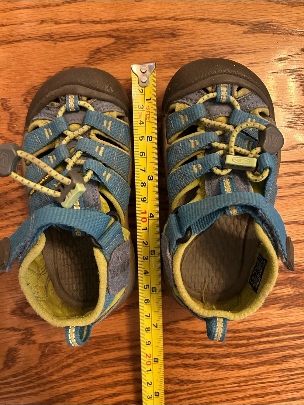 Keen Kids Blue and Yellow Water Shoes